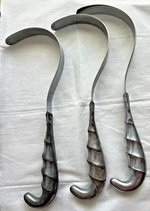 Menge 3 Sklar Grip Griff Deaver Retraktoren Größe 1" breite Klingen Edelstahl - Bild 1 von 6