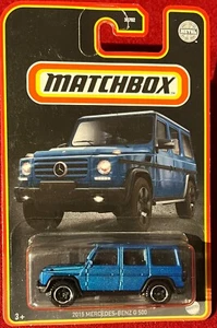MATCHBOX 2015 MERCEDES-BENZ G 500 BLUE. SEE COMBINED OFFERS! - Picture 1 of 1