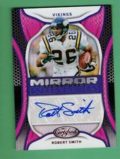 2022 PANINI CERTIFIED ROBERT SMITH AUTO MIRROR SIGNATURES PINK 24/35 VIKINGS