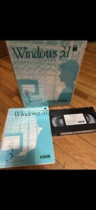 Microsoft Windows 3.1 VHS Video Training System Kurs 3 Dateiverwaltung Vintage - Bild 1 von 1