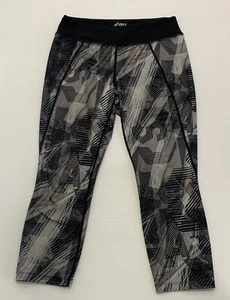 Ladies size S Grey / Black ASICS Crop leggings / Skins - Active Wear *Great Con* - Imagen 1 de 5