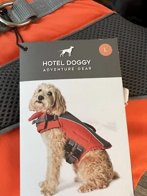 Nuevo chaleco salvavidas para perro talla grande chaleco preservador perro aventura ropa perro naranja Foto 1 de 4