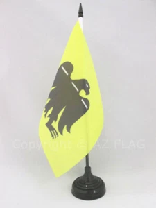 DRAPEAU DE TABLE PAYS BASQUE ARRANO BELTZA 21x14cm - PETIT DRAPEAUX DE BUREAU AI