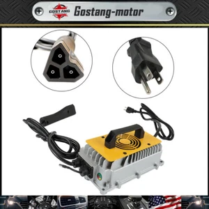 Cargador de batería 48V 17A para carro de golf EZGO TXT RXV con enchufe triangular de 3 pines - Imagen 1 de 11