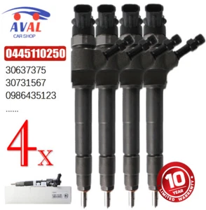4PC Diesel Injector For FORD Ranger MAZDA BT-50 WLAA-13-H50 0445110250 UK - Picture 1 of 6