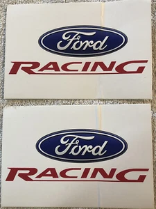 Lote de 2 pegatinas bumber ford racing - Imagen 1 de 3