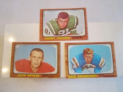 (15) 1966 NFL FOOTBALL CARDS - ALL MINT CONDITION - DESK A - Image 1 of 4
