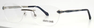 Gafas para mujer ROBERTO CAVALLI Alkres 814 016 negras plateadas 58-16-135 B:39 Foto 1 de 4