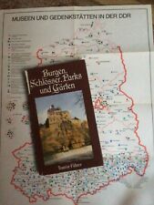 DDR Ostalgie Touristführer Burgen, Schlösser, Parks und Gärten mit Karte