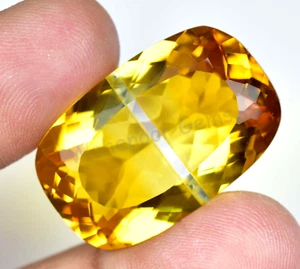 Cojín natural enorme bicolor turmalina 43,50 quilates piedra preciosa suelta certificada rara - Imagen 1 de 6