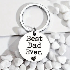 Schlüsselanhänger Bester Papa aller Zeiten Geschenk Geburtstag Vatertag Keychain Vater Vater Metall - Bild 1 von 6