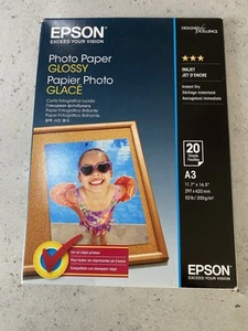 Carta fotografica lucida A3+ 20 fogli 200 g/M2 EPSON - Foto 1 di 3