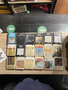 8-Track Tapes Bundle x18 Vintage Job Lot - Untested- Free Uk Posting - Picture 1 of 22