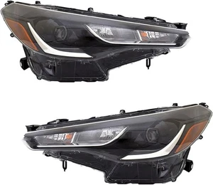 Fit For 2022 2023 Toyota Corolla Cross LED Headlights Left+Right Side - Picture 1 of 5
