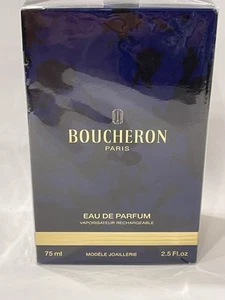 Vintage BOUCHERON Eau de PARFUM 75 ml Spray Rechargeable, 2.5oz MODELE JOALLERIE - Picture 1 of 11