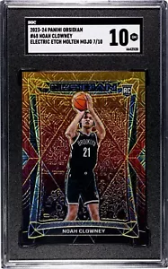 2023-24 Obsidian #68 Noah Clowney Rookie RC Molten Mojo/10 redes SSP - SGC 10 - Imagen 1 de 2