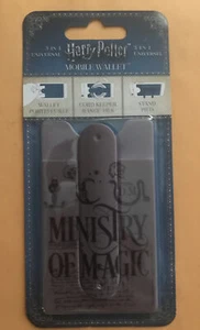 Harry Potter Zaubereiministerium Mobile Geldbörse ~ 3,75” x 2,25” ~ 3 in 1 Universal - Bild 1 von 2