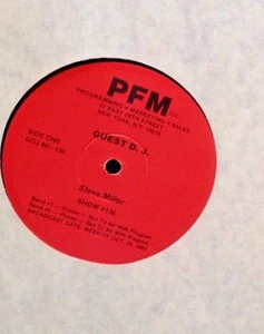 RADIO SHOW: GUEST DJ SERIES: STEVE MILLER w/8 MILLER SONGS & CCR, ZZ TOP, CYNDI - Picture 1 of 2