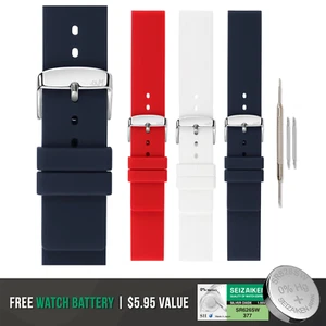 Morellato Tunguska Silicone Watch Band - Excellent Durability + Bonus Battery - Picture 1 of 19