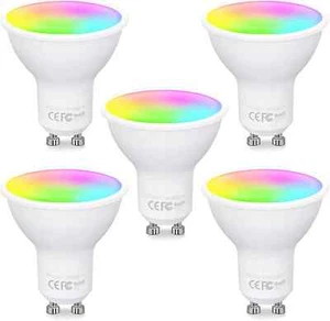 Fitop GU10 Alexa Glühbirnen Wlan Smart Lampe 4.7W Entspricht 50W RGB 16 - Bild 1 von 1