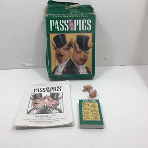 Pass The Pigs Go Hog Wild Dice Game Vintage 1992 Milton Bradley parts only - Picture 1 of 7