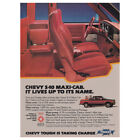 1984 Chevy S10 Maxi Cab: Lives Up To Its Name Vintage Print Ad