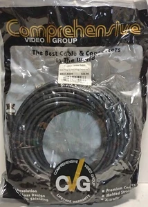 Comprehensive BNC Plug to BNC Plug Cable 50FT – Coax Video Audio Cord Black - Picture 1 of 4