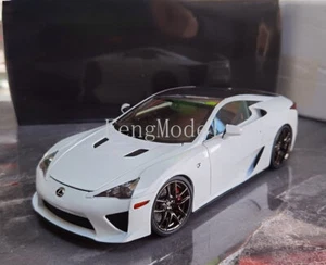 1:18 Scale Well Lexus LFA Street Version Metal Diecast Model Car White - Picture 1 of 7