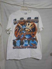 Vintage 90s New York Yankees 1996 World Series Rap Tee Sz L VTG RARE (gdc57)