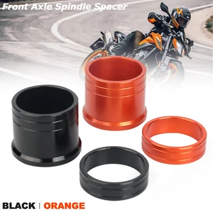 CNC Front Wheel Axle Spindle Spacer Bush Hub Collars For 1290 990 Super Duke R - Picture 1 of 10