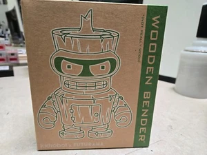FUTURAMA Wooden Bender vinyl figure Kidrobot SEALED 2012 box RARE NEW IN BOX - Picture 1 of 5