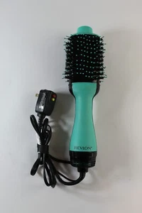 Revlon One-Step Volumizer Original Blow Brush Hot Air Blowout Blow-Dryer Blue - Picture 1 of 3