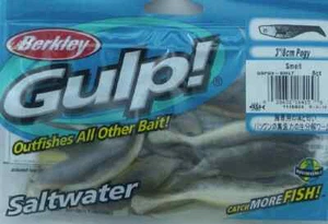 Berkley GSPG3-SMLT 3" Gulp Pogy-Smelt 8 Ct - Picture 1 of 3