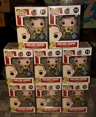 1 SDCC 2012 FUNKO POP TV THE BIG BANG THEORY SHELDON COOPER HAWKMAN SHIRT RARE! - Image 1 of 4