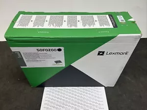 Nuevo cartucho de impresión de tóner negro genuino Lexmark Unison 50F0Z00 - sellado de fábrica - Imagen 1 de 6