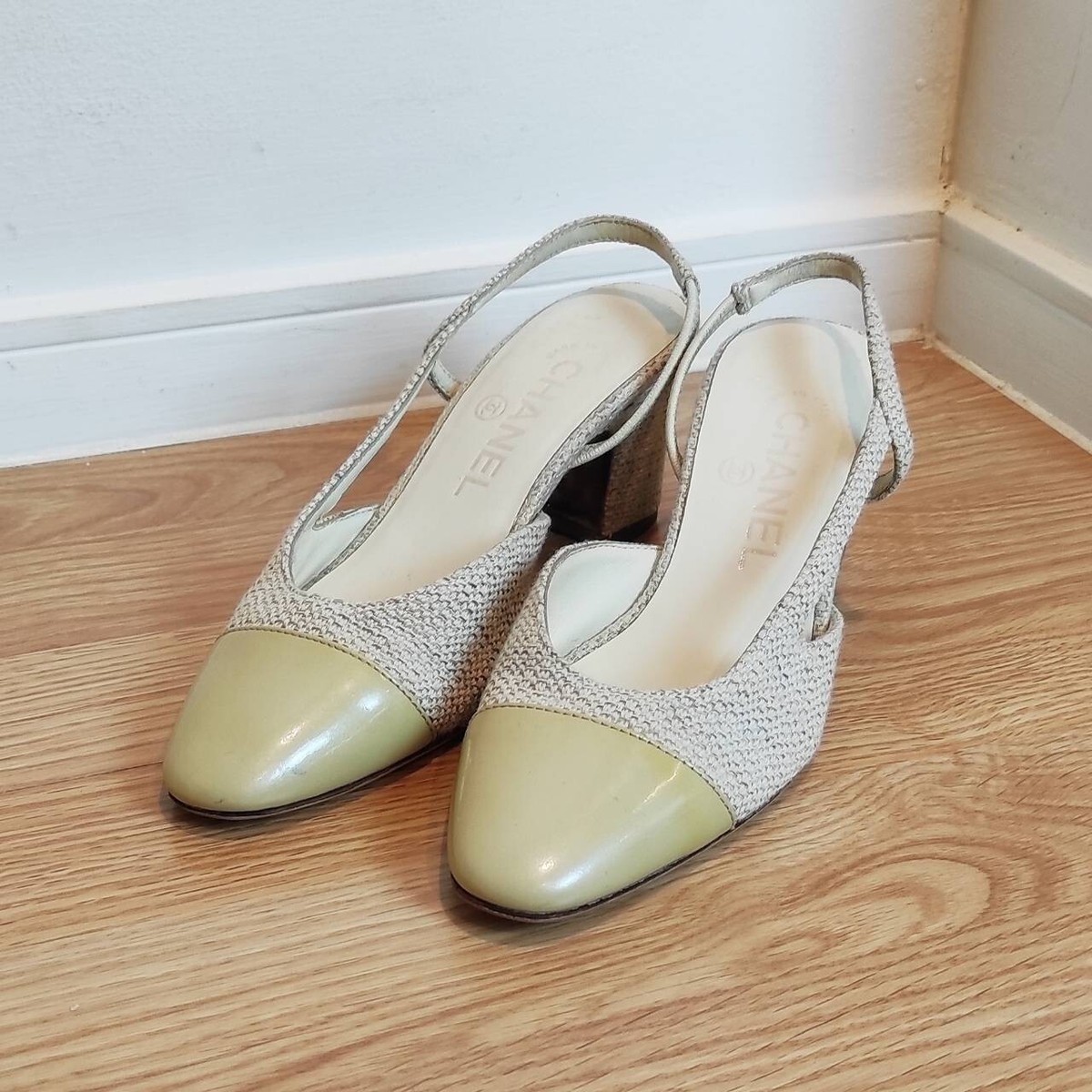 CHANEL High (3-3.9 in) Heel Height Slingback Heels for Women CHANEL High (3-3.9 in) Heel Height Slingback Heels for Women