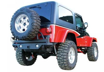 Rampage Rear Recovery Bumper Fits: 1987-2006 Jeep Wrangler Fits 1987-1995 Jeep W - Image 1 of 4