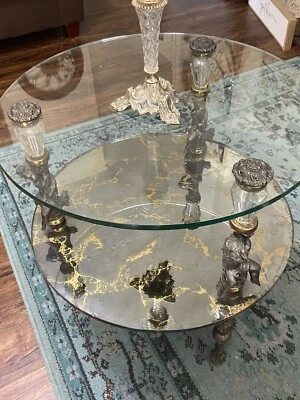 vintage Goran Of Belgium End table Set Of Two - Image 1 of 4