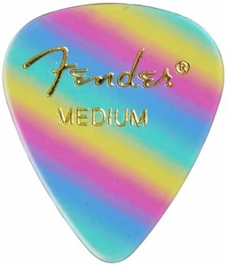 Fender 351 Premium Celluloid Guitar Picks - MEDIUM, RAINBOW - 12-Pack (1 Dozen) - Picture 1 of 1