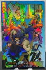 X-Men Alpha GOLD PRINTING ERROR VARIANT 1 OF 1 HOLOCHROMIUM COVER ON DIRECT 1995