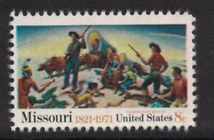 Scott 1426- Missouri Statehood, "Opening of the West"- 6c MNH 1971- mint stamp