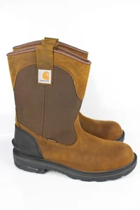 Botas para hombre Carhartt Ironwood impermeables 11" punta de aleación Wellington talla 14 marrón - Imagen 1 de 8