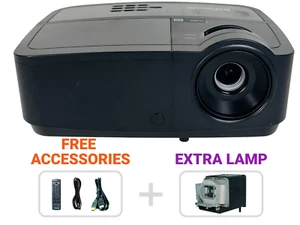 InFocus IN2124a DLP Projector 3500 Lumens 3D 1080p HDMI w/Remote + EXTRA LAMP - Picture 1 of 11