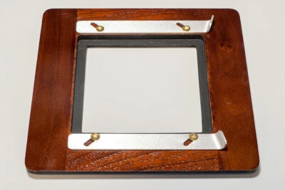 1 ADAPTER 6"x6"RC for DEARDORFF 8x10" Camera for use Pacemaker boards, of walnut - Image 1 of 4