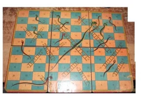 RARO Serpenti e Scale Gioco Antico Solo da Tavolo - Foto 1 di 5