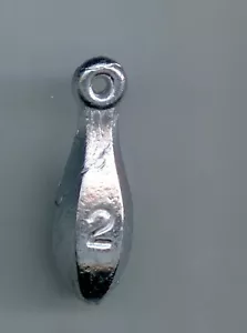 50 count of 2oz. lead Bank sinkers w/ free expedited shipping - Picture 1 of 1