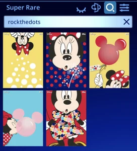 JUEGO COMPLETO Topps Disney Collect Digital Rock The Dots Minnie Mouse LIMITADO - Imagen 1 de 1