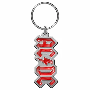AC/DC KEYCHAIN: LOGO (DIE-CAST) BRAND NEW IN PACKAGE DIRECT FROM THE U.K - Foto 1 di 1