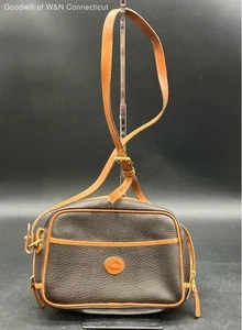 Authentifizierte Dooney & Bourke braune Damen-Lederhandtasche - Bild 1 von 5