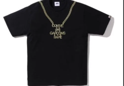 CAMISETA BAPE MUY RARA XL COMME DE GARCON CADENA COLABORACIÓN - 100% AUTÉNTICA Foto 1 de 1